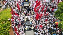 Ketua Umum Partai Gerindra Prabowo Subianto bersama Wali Kota Surakarta Gibran Rakabuming. (Instagram.com/@prabowo)