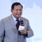 Calon presiden dari Koalisi Indonesia Maju, Prabowo Subianto dalam acara dalam 'Sarasehan 100 Ekonom Indonesia 2023' yang digagas INDEF di Menara Bank Mega, Jakarta Selatan. (Dok. Tim Media Prabowo Subianto)