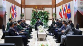 Menteri Pertahanan RI Prabowo Subianto secara resmi membuka penyelenggaraan the 17th ASEAN Defence Ministers’ Meeting (ADMM) yang digelar di Jakarta Convention Center (JCC). (Dok. Tim Media Prabowo Subianto)
