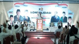 Ketua DPD Gerindra Jawa Tengah Sudaryono saat konsolidasi dengan ribuan kader Partai Gerindra di Kabupaten Rembang,. (Dok. DPD Partai Gerindra Jateng)