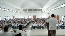 Ketua DPD Partai Gerindra Jawa Tengah Sudaryono dalam acara konsolidasi dengan ribuan kader Partai Gerindra Kabupaten Demak beberapa waktu lalu. (Dok. DPD Partai Gerindra Jateng)