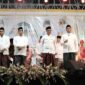 Ketua DPD Partai Gerindra Jawa Tengah Sudaryono memimpin Sholawat di Kabupaten Demak Jawa Tengah Bersama Gus Azmi. (Dok. DPD Partai Gerindra Jateng)