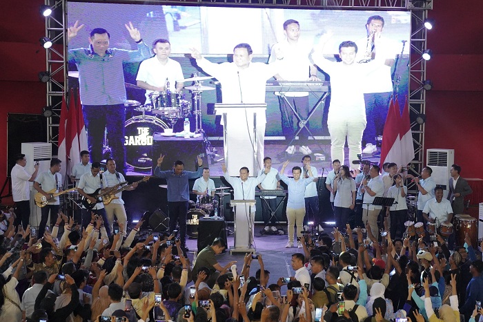 Acara deklarasi dukungan relawan Gerakan Masyarakat Perhutanan Sosial Indonesia (Gema PS) pada pasangan capres dan cawapres Prabowo Subianto - Gibran Rakabuming.. (Dok. Tim Media Prabowo-Gibran)