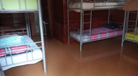 Kondisi banjir yang melanda Kabupaten Lima Puluh Kota, Sumatra Barat. (Dok. BPBD Kabupaten Lima Puluh Kota)