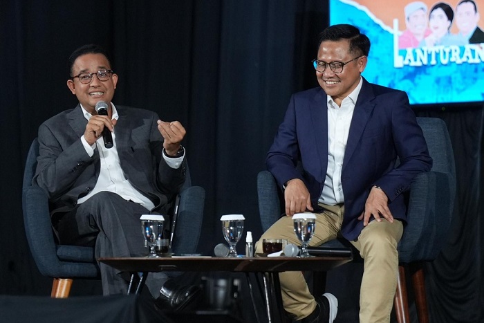 Pasangan Capres - Cawapres, Anies Baswedan-Muhaimin Iskandar (AMIN). (Facebook.com/@Anies Baswedan)