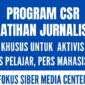 Calon peserta pelatihan jurnalistik dapat mengajukan surat dan CV serta contoh karya tulis dikirimkan melalui whatsApp: 08781-5557788. (Fokussiber.com/Timothy Alden)
