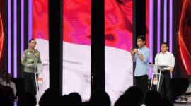 Calon wakil presiden (Cawapres) nomor urut 2 Gibran Rakabuming Raka Acara Debat Cawapres. (Dok. TKN Prabowo Gibran)