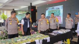 Ditresnarkoba Polda Jawa Tengah berhasil mengungkap kasus besar peredaran Narkoba. (Dok Humas.polri.go.id)