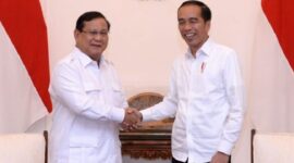Menteri Pertahanan Prabowo Subianto bersama Presiden Jokowi. (Dok. Presidenri.go.id)
