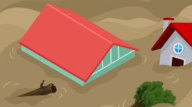 Ilustrasi banjir bandang. (Dok. Hallosolo.com/@M RIfai Azhari)