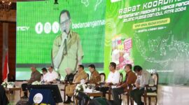 Rapat koordinasi bersama lintas kementerian dan lembaga serta pengusaha di bidang pangan. (Facebook.com/@Tito Karnavian)