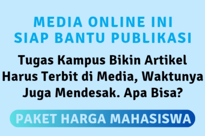 Media online ini memberikan solusi terbaik dengan jasa publikasi super hemat bagi mahasiswa. Hubungi WA Center: 0853 1555 7788. (Dok. Rilispers.com)