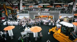 Group Photo at LiuGong Booth, CONEXPO 2026