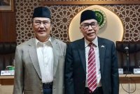 MYR Agung Sedayu, Yayasan Pendidikan Indonesia Special Consultative status ini ECOSOC United Nation bersama Ketua MK pertama Prof. Jimly Asshiddiqie, Ketua MK Pertama 2003-2008. (Dok. Pribadi)
